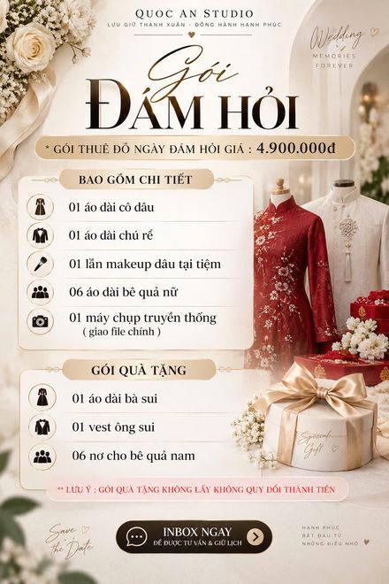 Gói đám hỏi — 4.900.000đ