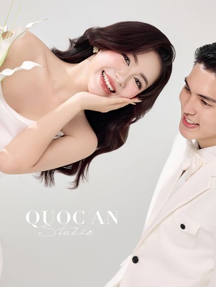 Album Phông trắng khóm hoa 02